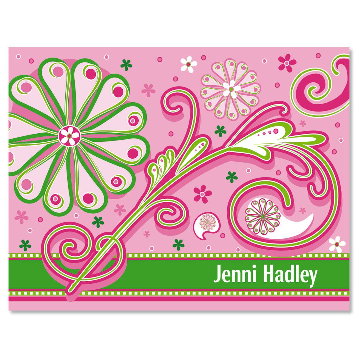 Fun Patterns Custom Note Cards | Colorful Images