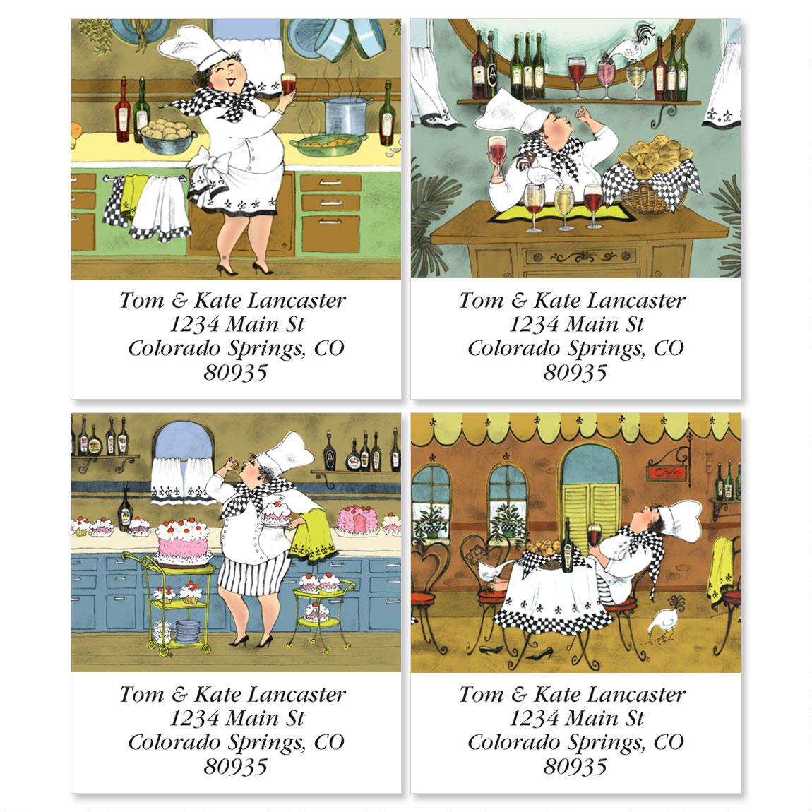 Gourmet Select Return Address Labels (4 Designs)