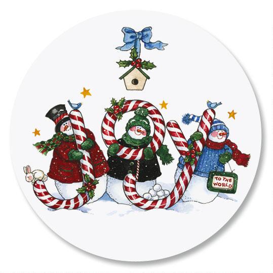 Joy to the World Envelope Seals