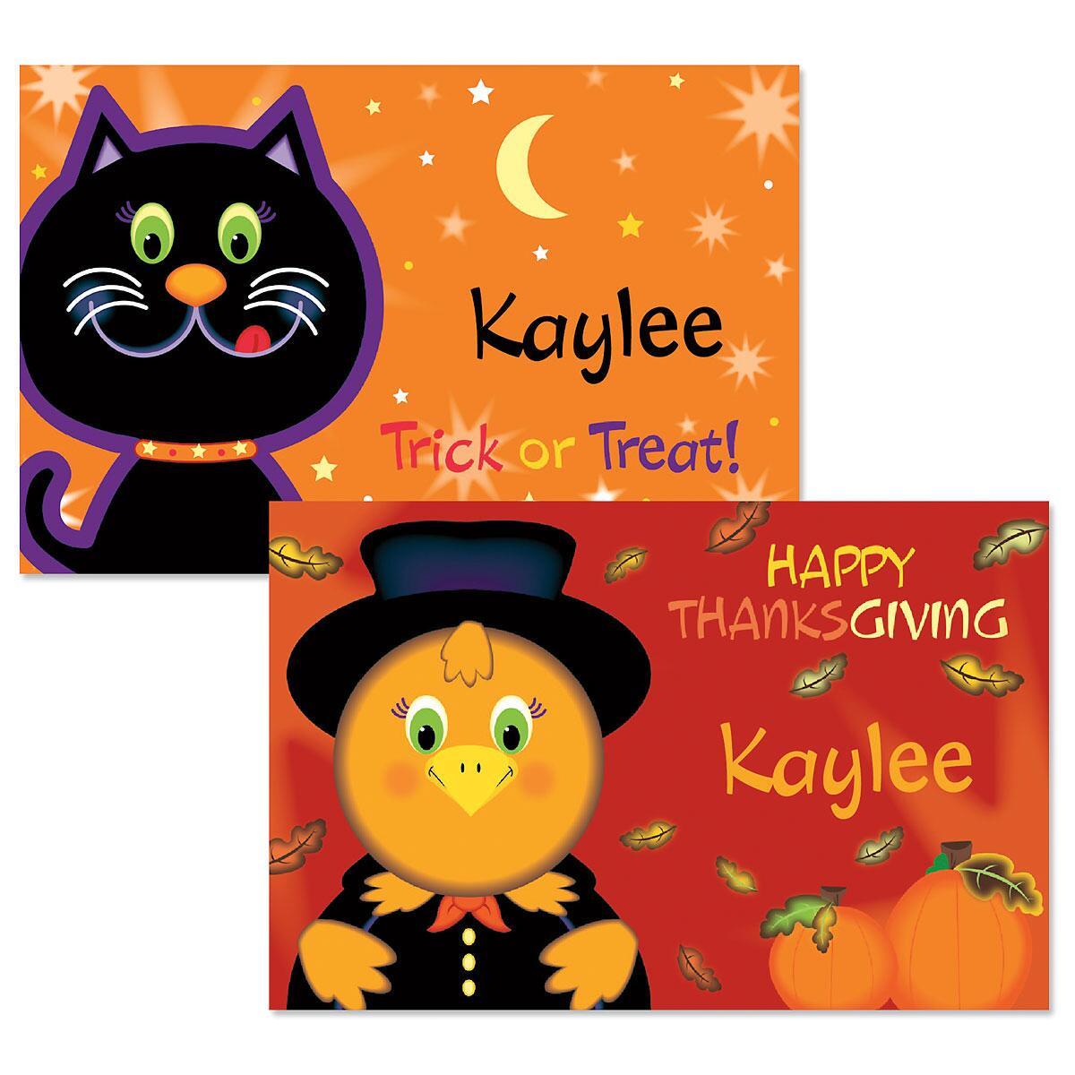 Kids' Autumn Custom Placemats