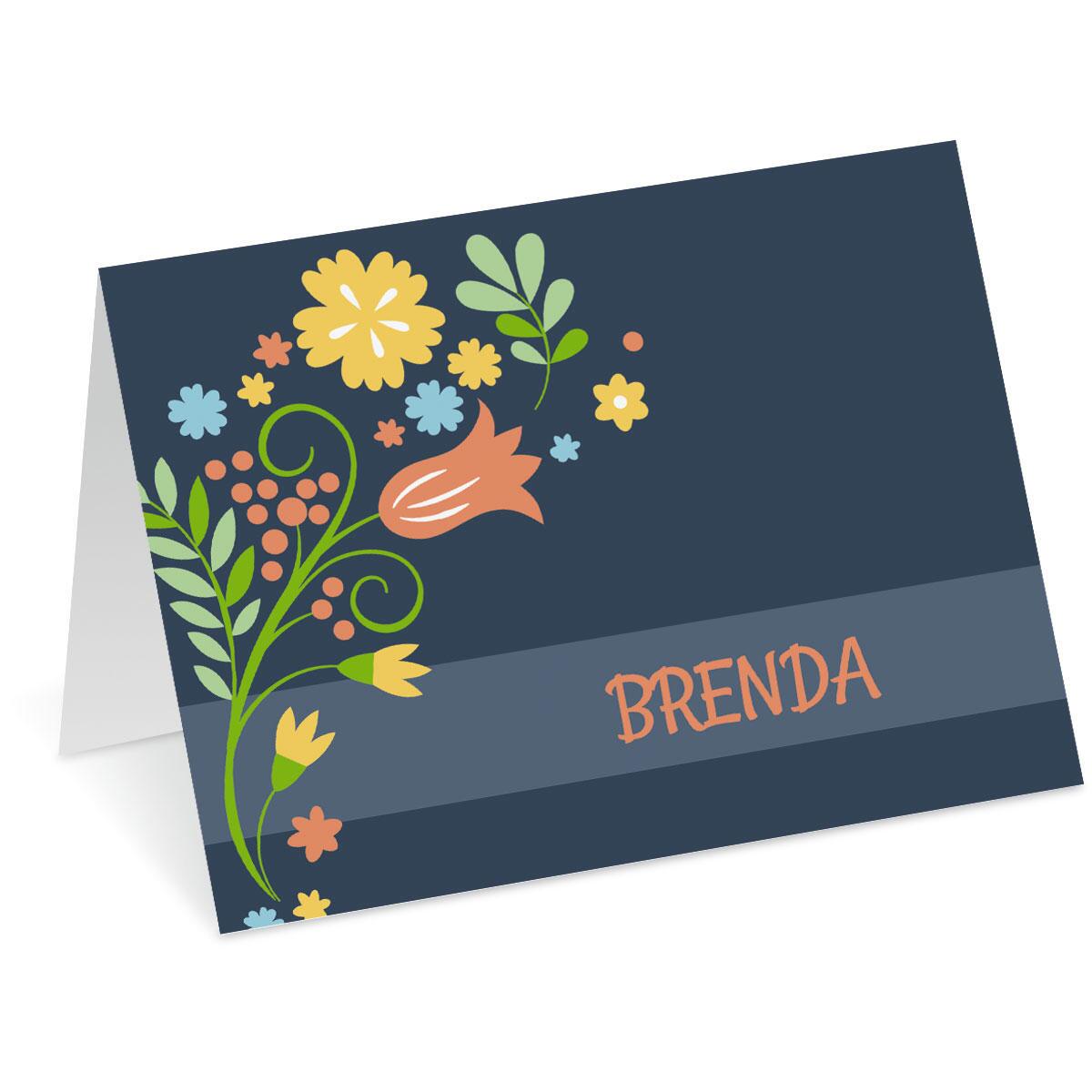 Simply Blooming Custom Note Cards