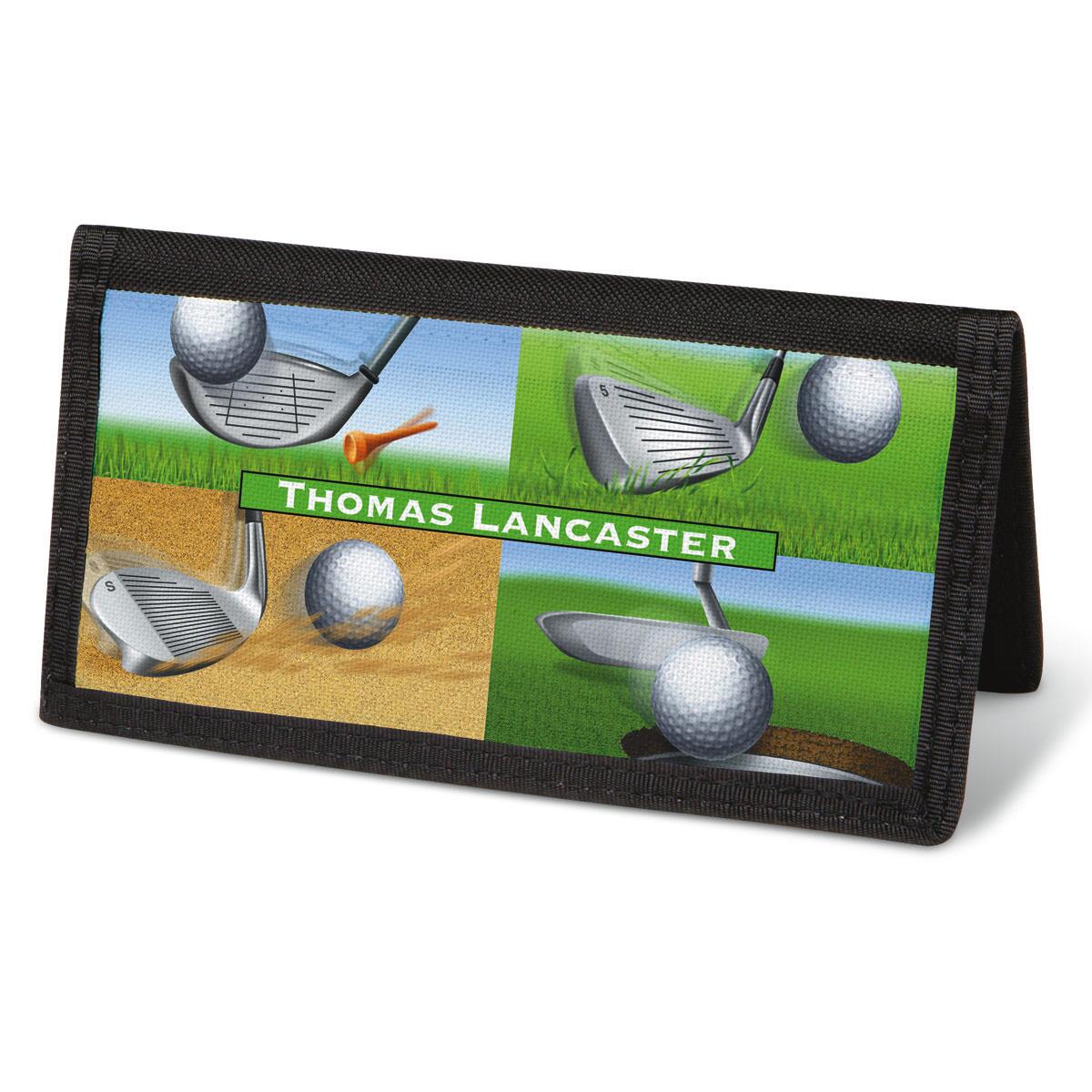 Tee to Green Checkbook Cover - Personalized