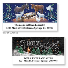 Christmas Address Labels &amp; Holiday Address Labels | Colorful Images