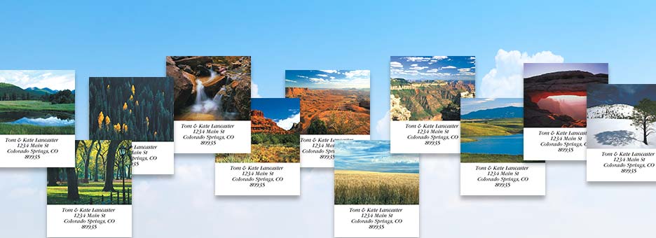 Shop Nature & Scenic Labels at Colorful Images
