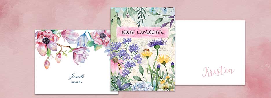 Shop Personalized Note Cards at Colorful Images