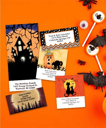 Shop Halloween Labels at Colorful Images