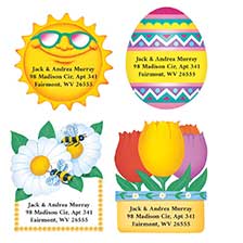 Shop Year Round Labels at Colorful Images