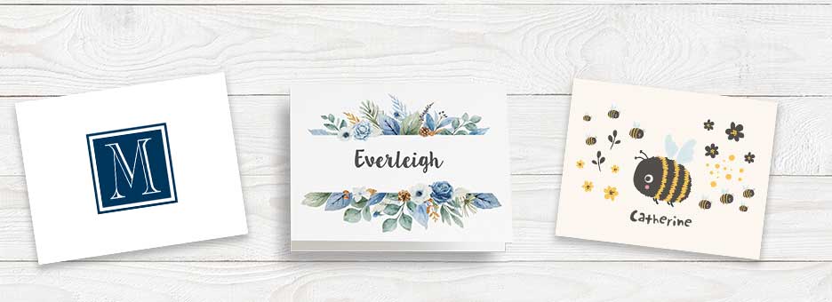 Shop Personalized Note Cards at Colorful Images