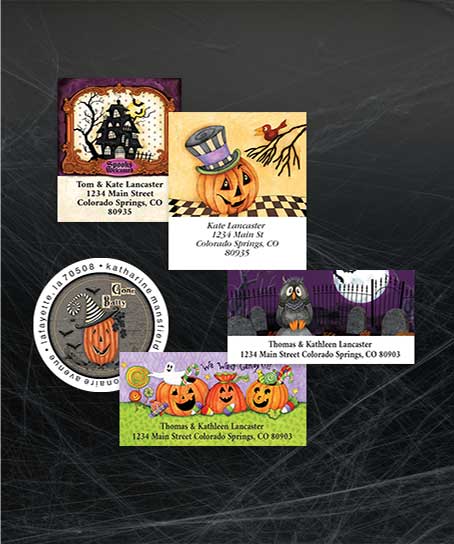 Shop Halloween Labels at Colorful Images