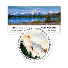 Shop Mountains Labels at Colorful Images