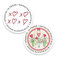 Shop Round Labels at Colorful Images
