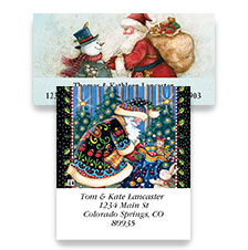 Shop Santa Claus Labels at Colorful Images