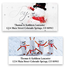 Shop Snowman Labels at Colorful Images