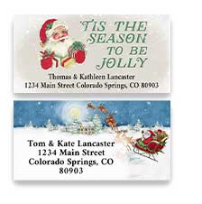 Shop Santa Claus Labels at Colorful Images