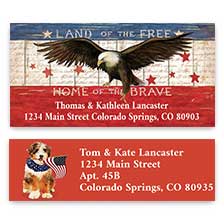 Shop Patriotic Labels at Colorful Images