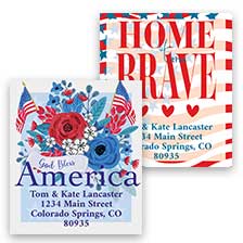 Shop Patriotic Labels at Colorful Images