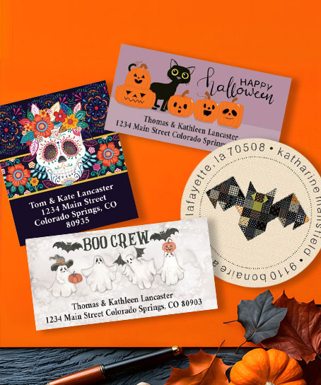 Shop Halloween Labels at Colorful Images