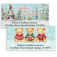 Shop Christmas Address Labels at Colorful Images