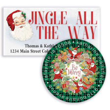Shop Santa Claus Labels at Colorful Images