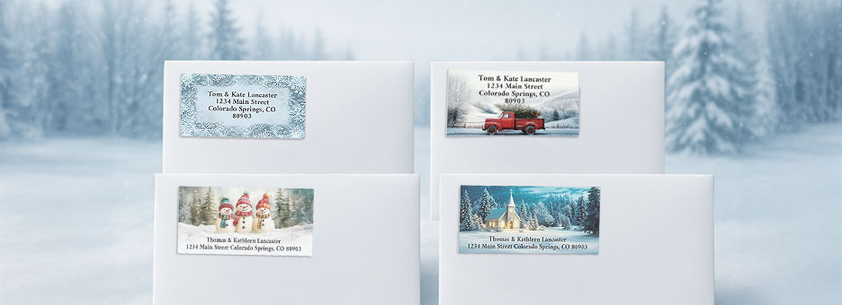 Shop Christmas Labels at Colorful Images