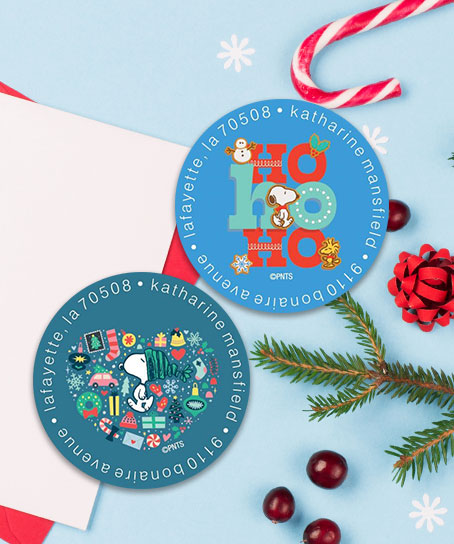 Shop PEANUTS® Labels at Colorful Images