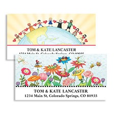 Shop Floral & Gardening Labels at Colorful Images