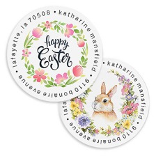 Holiday Labels at Colorful Images