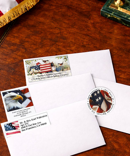 Fourth of July Address Labels