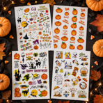 Halloween-themed stickers